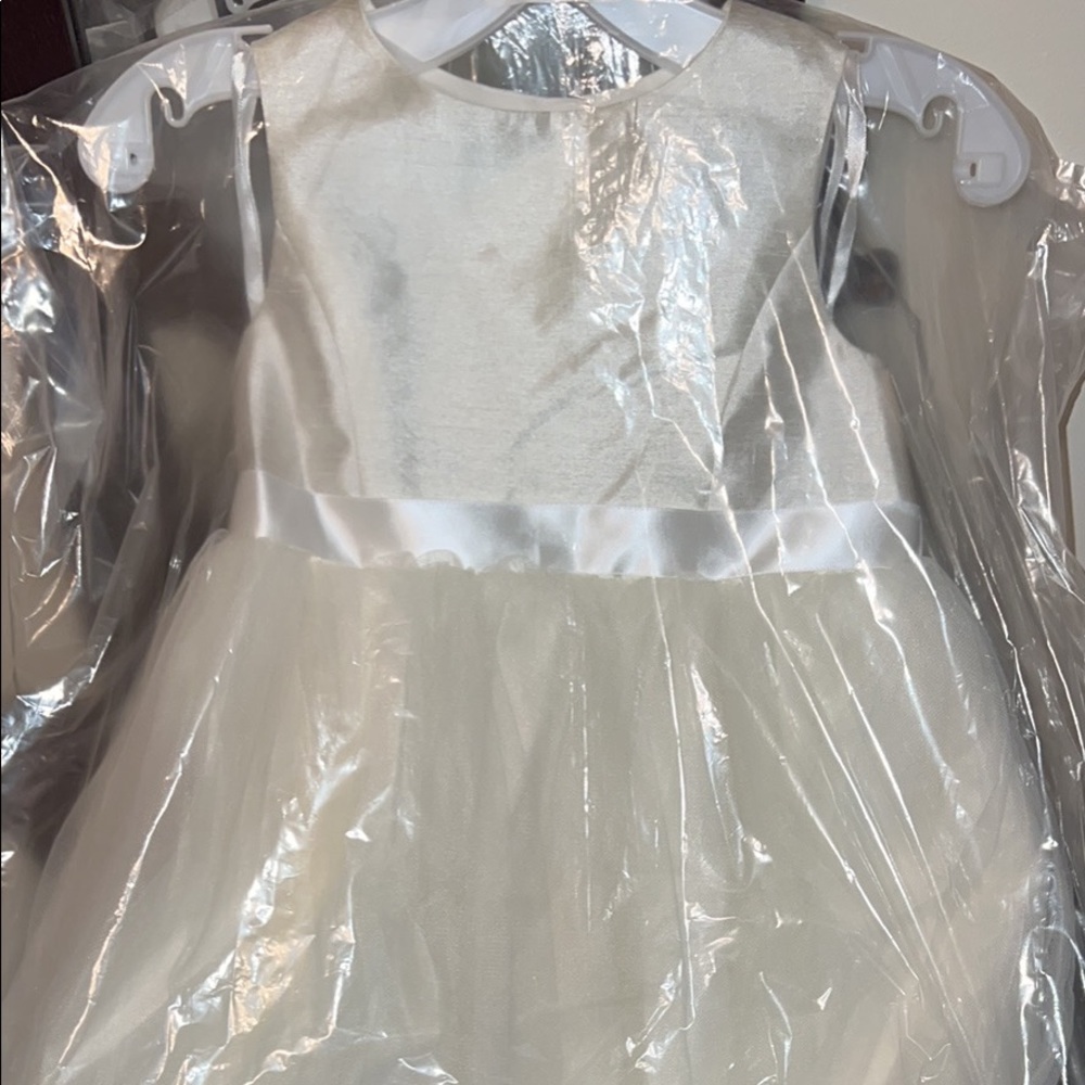 IVORY FLOWER-GIRL DRESS